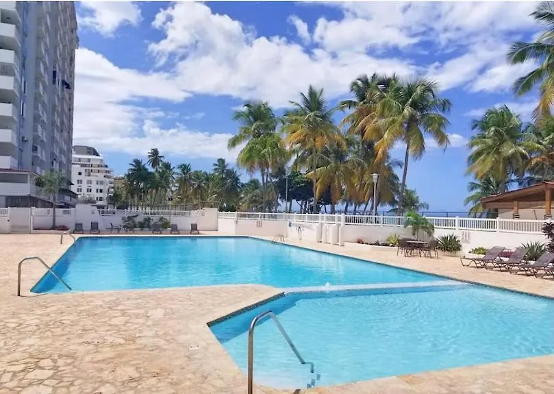 Gorgeous Ocean View 1Br W/Beach Acess & Pool Apartment San Juan